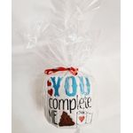 Market - Cadouri - Cadouri personalizate - Hartie Igienica Brodata " You complete me", multicolor, celuloza - Infinity.ro
