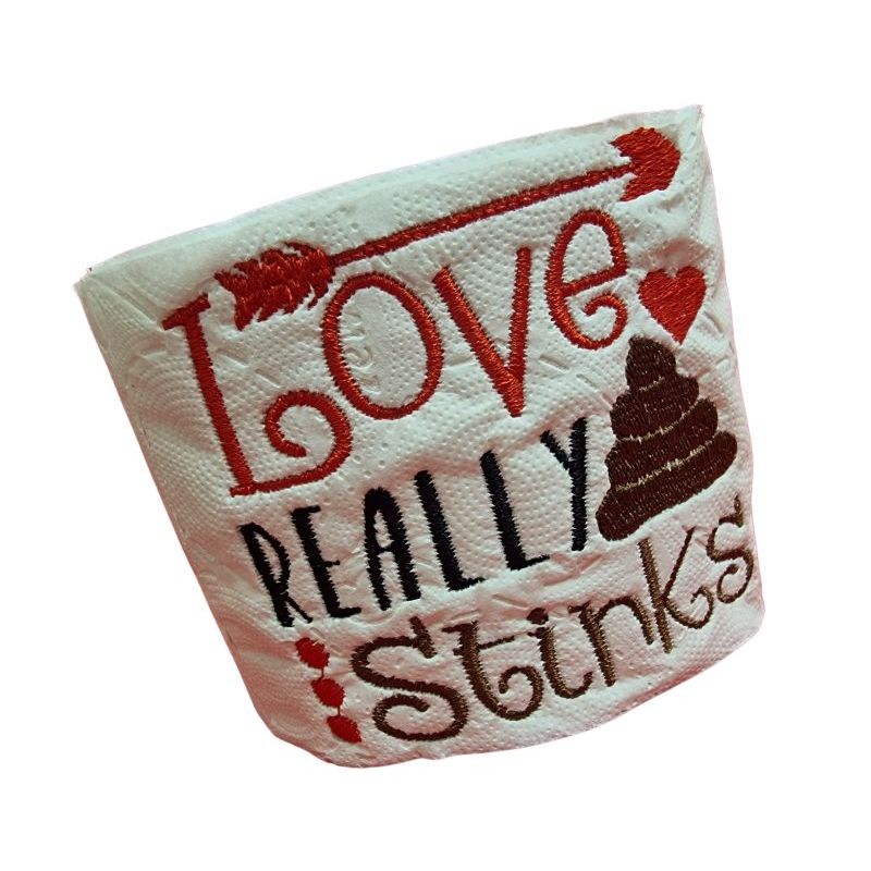 Market - Cadouri - Cadouri personalizate - Hartie Igienica Brodata " Love really", multicolor, celuloza - Infinity.ro
