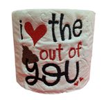 Market - Cadouri - Cadouri personalizate - Hartie Igienica Brodata Love, multicolor, celuloza - Infinity.ro