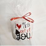 Market - Cadouri - Cadouri personalizate - Hartie Igienica Brodata Love, multicolor, celuloza - Infinity.ro