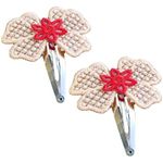 Fashion, accesorii si bijuterii - Femei - Accesorii femei - Accesorii pentru par femei - Clama Brodata Happy Natural,  Ariale, multicolor - Infinity.ro