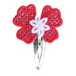 Fashion, accesorii si bijuterii - Femei - Accesorii femei - Accesorii pentru par femei - Clama Brodata Happy Mix Red,  Ariale, multicolor - Infinity.ro