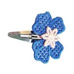 Fashion, accesorii si bijuterii - Femei - Accesorii femei - Accesorii pentru par femei - Clama Brodata Happy Navy  Ariale, multicolor - Infinity.ro