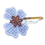 Fashion, accesorii si bijuterii - Femei - Accesorii femei - Accesorii pentru par femei - Clama Brodata Happy Brown,  Ariale, multicolor - Infinity.ro