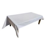 Casa si Gradina - Textile si covoare - Textile bucatarie - Fete de masa - Fata de masa, Crystal By Ariale, 140x200cm, textil, alb - Infinity.ro