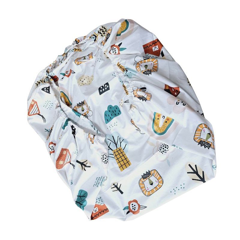 Casa si Gradina - Textile si covoare - Lenjerii de pat - Cearceafuri de pat - Cearceaf de pat cu elastic Vis de Leu Ariale, bumbac ranforce, 180 X 200 x 25, Multicolor - Infinity.ro