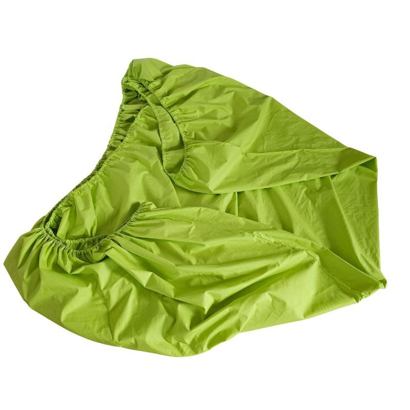 Casa si Gradina - Textile si covoare - Lenjerii de pat - Cearceafuri de pat - Cearceaf de pat cu elastic Green Bliss Ariale, bumbac ranforce, 160 X 200 X 25 cm, Verde - Infinity.ro