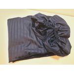 Casa si Gradina - Textile si covoare - Lenjerii de pat - Cearceafuri de pat - Cearceaf de pat cu elastic ARIALE, damasc satinat, 180 X 200 X 25, Maro - Infinity.ro