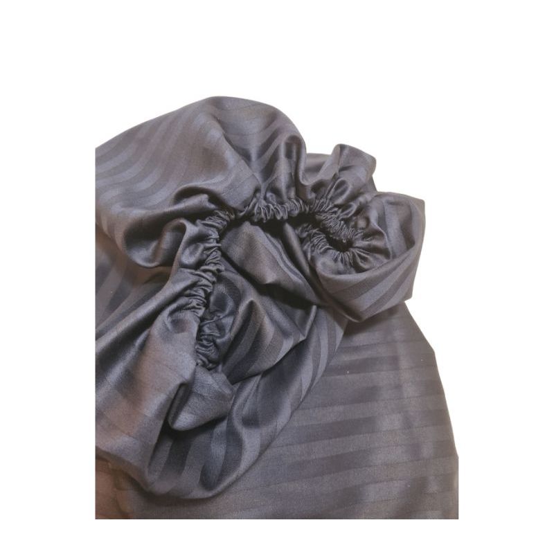 Casa si Gradina - Textile si covoare - Lenjerii de pat - Cearceafuri de pat - Cearceaf de pat cu elastic ARIALE, damasc satinat, 160 X 200, Maro - Infinity.ro