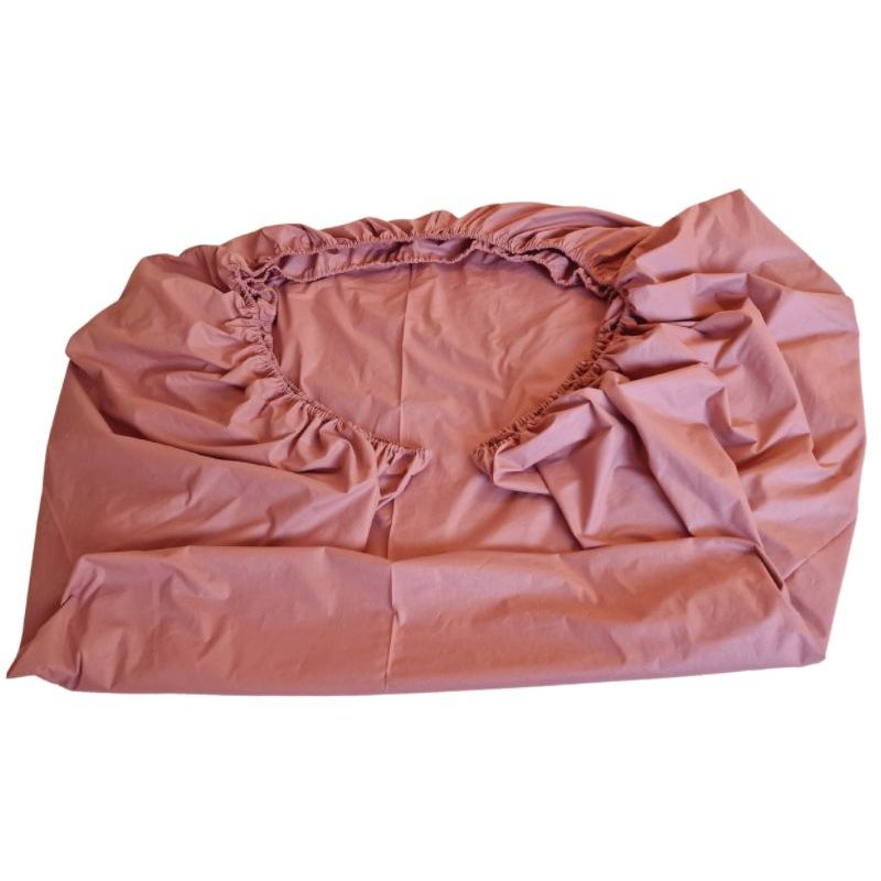 Casa si Gradina - Textile si covoare - Lenjerii de pat - Cearceafuri de pat - Cearceaf de pat cu elastic ARIALE, bumbac ranforce, 180 X 200 X 25 cm, Lila - Infinity.ro