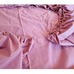 Casa si Gradina - Textile si covoare - Lenjerii de pat - Cearceafuri de pat - Cearceaf de pat cu elastic ARIALE, bumbac ranforce, 180 X 200 X 25 cm, Lila - Infinity.ro