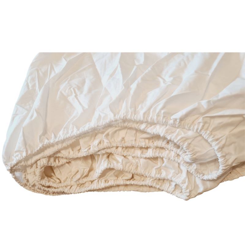 Casa si Gradina - Textile si covoare - Lenjerii de pat - Cearceafuri de pat - Cearceaf de patut cu elastic ARIALE, bumbac ranforce, 160 x 80 cm, Alb - Infinity.ro
