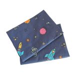 Casa si Gradina - Textile si covoare - Lenjerii de pat - Fete de perna - Set 2 fete de perna, ARIALE, Bleumarin, 50x70cm, bumbac ranforce - Infinity.ro