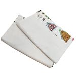 Casa si Gradina - Textile si covoare - Lenjerii de pat - Fete de perna - Set 2 fete de perna Craciun, Ginger White ARIALE, 50x70cm, bumbac ranforce, Multicolor - Infinity.ro