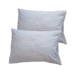 Casa si Gradina - Textile si covoare - Lenjerii de pat - Seturi de lenjerie - Set lenjerie de pat dublu, cearsaf de pat, 2 fete de perna, damasc, Alb - Infinity.ro