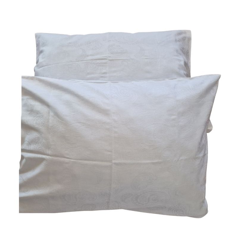 Casa si Gradina - Textile si covoare - Lenjerii de pat - Fete de perna - Set 2 fete de perna, Jaquard ARIALE, 50x70cm, bumbac, Alb - Infinity.ro