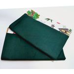 Casa si Gradina - Textile si covoare - Lenjerii de pat - Fete de perna - Set 2 fete de perna Craciun, Ginger Green ARIALE, 50x70cm, bumbac ranforce, Multicolor - Infinity.ro