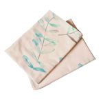 Casa si Gradina - Textile si covoare - Lenjerii de pat - Fete de perna - Set 2 fete de perna, ARIALE, Alb/Bleu, 50x70cm, bumbac ranforce - Infinity.ro