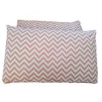 Casa si Gradina - Textile si covoare - Lenjerii de pat - Fete de perna - Set 2 fete de perna, Zenith Blush Ariale, 50x70cm, bumbac ranforce, Multicolor - Infinity.ro