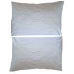 Casa si Gradina - Textile si covoare - Lenjerii de pat - Fete de perna - Set 2 fete de perna, Jaquard ARIALE, 50x70cm, bumbac, Alb - Infinity.ro