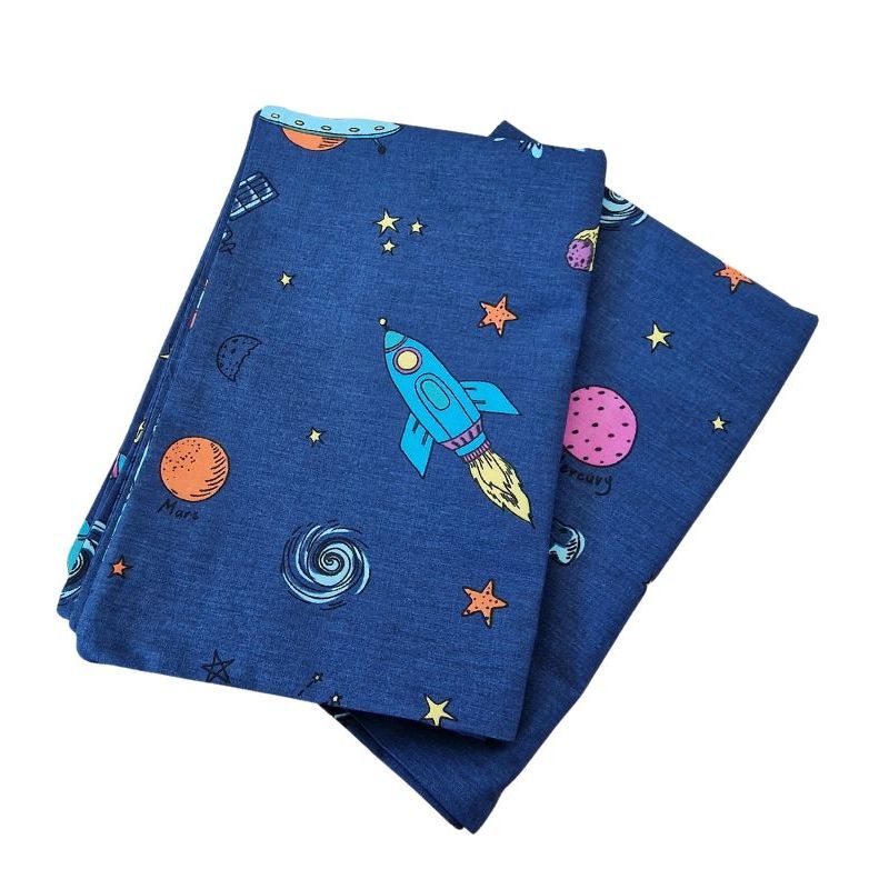 Casa si Gradina - Textile si covoare - Lenjerii de pat - Fete de perna - Set 2 fete de perna, ARIALE, Bleumarin, 50x70cm, bumbac ranforce - Infinity.ro