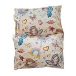 Casa si Gradina - Textile si covoare - Lenjerii de pat - Fete de perna - Set 2 fete de perna, Zane, 50x70cm, bumbac ranforce, Multicolor - Infinity.ro