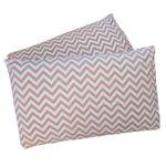 Casa si Gradina - Textile si covoare - Lenjerii de pat - Fete de perna - Set 2 fete de perna, Zenith Blush Ariale, 50x70cm, bumbac ranforce, Multicolor - Infinity.ro