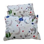 Casa si Gradina - Textile si covoare - Lenjerii de pat - Fete de perna - Set 2 fete de perna, Planete ARIALE, 50x70cm, bumbac ranforce, Multicolor - Infinity.ro