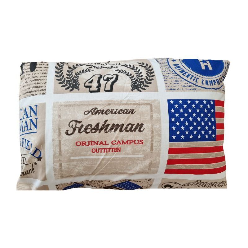 Casa si Gradina - Textile si covoare - Lenjerii de pat - Fete de perna - Set 2 fete de perna, Mode 1947, 50x70cm, bumbac ranforce, Multicolor - Infinity.ro