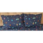 Casa si Gradina - Textile si covoare - Lenjerii de pat - Fete de perna - Set 2 fete de perna, ARIALE, Bleumarin, 50x70cm, bumbac ranforce - Infinity.ro