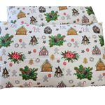 Casa si Gradina - Textile si covoare - Lenjerii de pat - Fete de perna - Set 2 fete de perna Craciun, Ginger Classic ARIALE, 50x70cm, bumbac ranforce, Multicolor - Infinity.ro