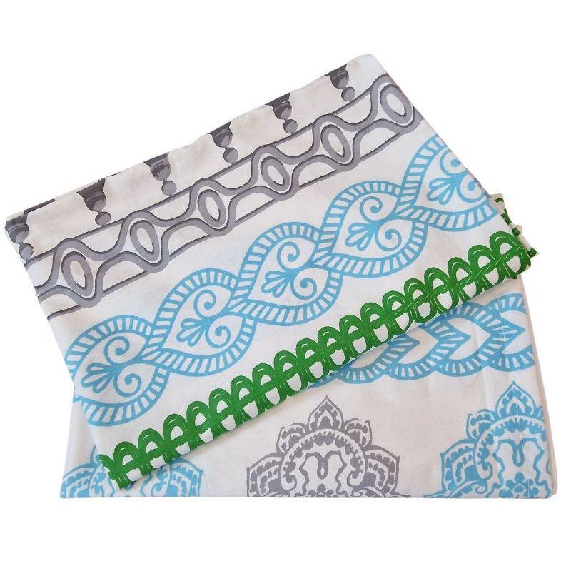 Casa si Gradina - Textile si covoare - Lenjerii de pat - Fete de perna - Set 2 fete de perna, Arabesque, 50x70cm, bumbac ranforce, Multicolor - Infinity.ro