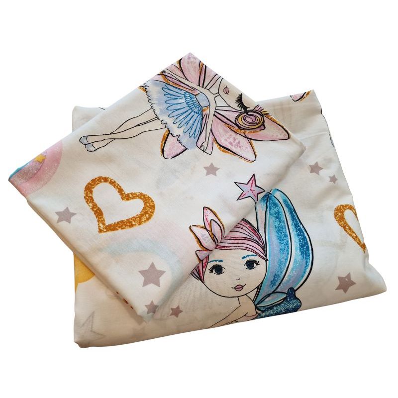 Casa si Gradina - Textile si covoare - Lenjerii de pat - Fete de perna - Set 2 fete de perna, Zane, 50x70cm, bumbac ranforce, Multicolor - Infinity.ro