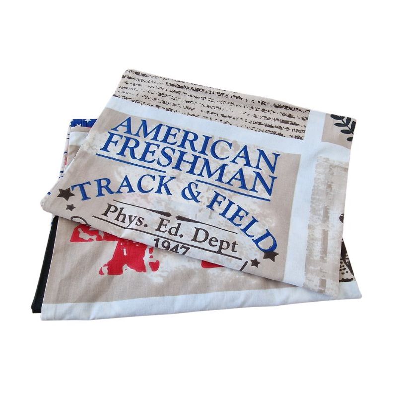 Casa si Gradina - Textile si covoare - Lenjerii de pat - Fete de perna - Set 2 fete de perna, Mode 1947, 50x70cm, bumbac ranforce, Multicolor - Infinity.ro