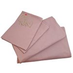 Casa si Gradina - Textile si covoare - Lenjerii de pat - Seturi de lenjerie - Lenjerie de pat brodata Family by Ariale, pentru 2 persoane, 4 piese, bumbac ranforce, 200 x220 cm, Lila - Infinity.ro