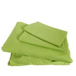 Casa si Gradina - Textile si covoare - Lenjerii de pat - Seturi de lenjerie - Lenjerie de pat Green Bliss Ariale, pentru 2 persoane, 4 piese, bumbac ranforce, 200 x220 cm, Verde - Infinity.ro