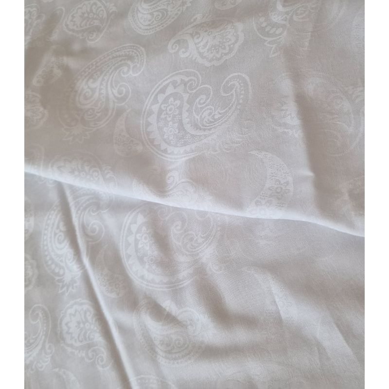 Casa si Gradina - Textile si covoare - Lenjerii de pat - Seturi de lenjerie - Lenjerie Jaquard 2 persoane, ARIALE, 3 piese, Alb - Infinity.ro