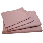 Casa si Gradina - Textile si covoare - Lenjerii de pat - Seturi de lenjerie - Lenjerie de pat pentru 2 persoane, 4 piese, bumbac ranforce, Lila - Infinity.ro