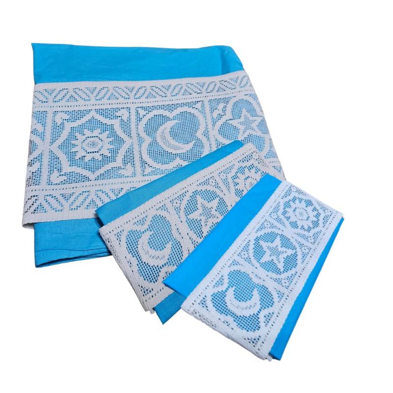 Casa si Gradina - Textile si covoare - Lenjerii de pat - Seturi de lenjerie - Lenjerie de pat Dulce Visare Ariale, pentru 2 persoane, 4 piese, bumbac ranforce, Turcoaz - Infinity.ro