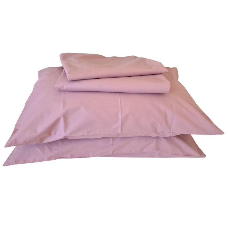 Casa si Gradina - Textile si covoare - Lenjerii de pat - Seturi de lenjerie - Lenjerie de pat brodata Family by Ariale, pentru 2 persoane, 4 piese, bumbac ranforce, 200 x220 cm, Lila - Infinity.ro