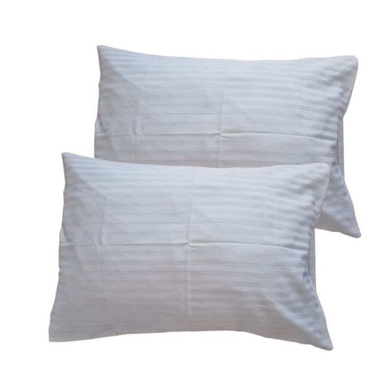 Casa si Gradina - Textile si covoare - Lenjerii de pat - Seturi de lenjerie - Lenjerie de pat ARIALE pentru 2 persoane, 6 piese, King Size, damasc satinat, Alb - Infinity.ro