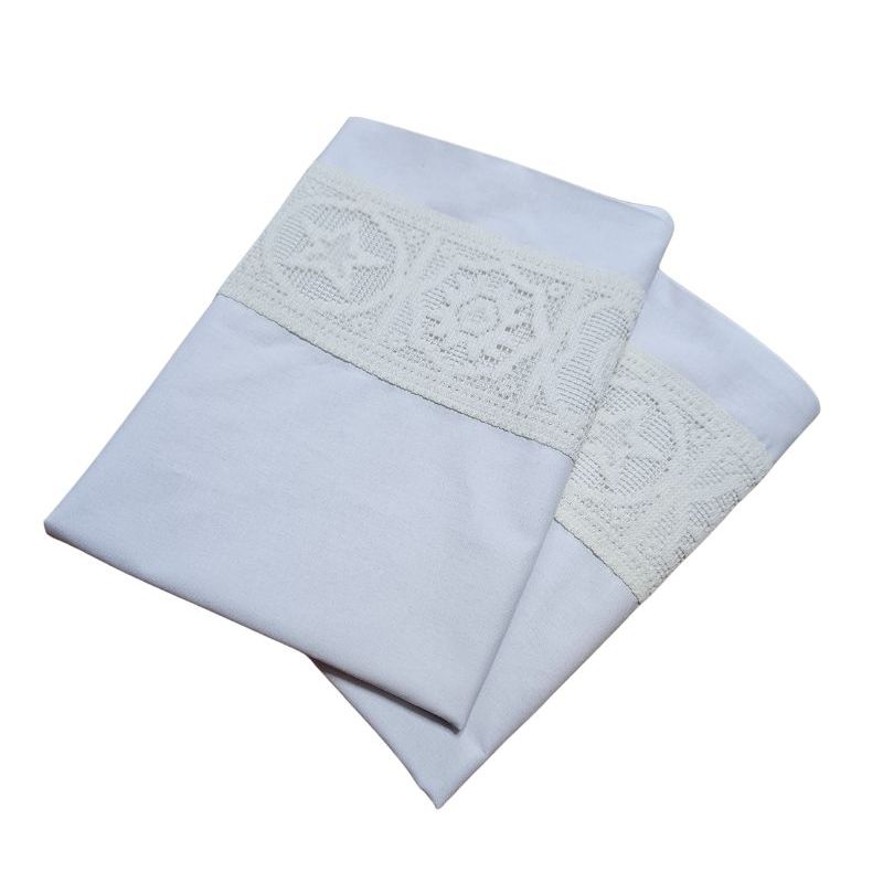 Casa si Gradina - Textile si covoare - Lenjerii de pat - Seturi de lenjerie - Lenjerie de pat Dulce Visare Ariale, pentru 2 persoane, 4 piese, bumbac ranforce, Alb - Infinity.ro