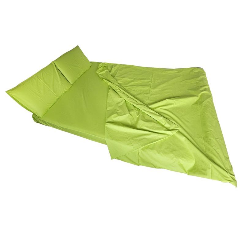 Casa si Gradina - Textile si covoare - Lenjerii de pat - Seturi de lenjerie - Lenjerie de pat Green Bliss Ariale, pentru 2 persoane, 4 piese, bumbac ranforce, 200 x220 cm, Verde - Infinity.ro