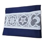 Casa si Gradina - Textile si covoare - Lenjerii de pat - Seturi de lenjerie - Lenjerie de pat Dulce Visare Ariale, pentru 2 persoane, 4 piese, bumbac ranforce, Bleumarin - Infinity.ro