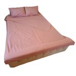 Casa si Gradina - Textile si covoare - Lenjerii de pat - Seturi de lenjerie - Lenjerie de pat brodata Family by Ariale, pentru 2 persoane, 4 piese, bumbac ranforce, 200 x220 cm, Lila - Infinity.ro