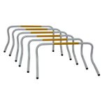 Sport si Outdoor - Accesorii si echipamente sportive - Accesorii antrenament si tabele tactice - Set 6 obstacole / gardulete antrenament Sportek inaltime 25 cm cu geanta transport - Infinity.ro
