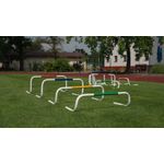 Sport si Outdoor - Accesorii si echipamente sportive - Accesorii antrenament si tabele tactice - Set 6 obstacole, gardulete antrenament Sportek 30 cm cu geanta transport - Infinity.ro