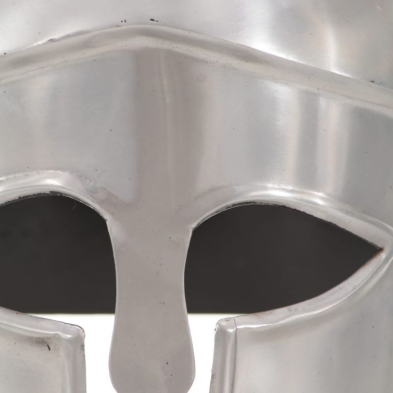 Casa si Gradina - Decoratiuni - Decoratiuni petrecere - Masti si costume carnaval - Coif razboinic grec aspect antichizat joc de rol argintiu otel - Infinity.ro