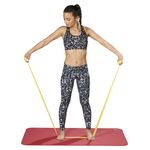 Sport si Outdoor - Fitness - Accesorii fitness - Benzi elastice fitness - Banda elastica dezvoltare musculatura, Aerobic-Avansati, L 2.5 m, Rosu - Infinity.ro