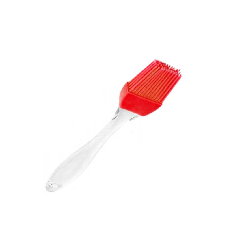 Casa si Gradina - Bucatarie si vesela - Ustensile bucatarie - Pensule, spatule si teluri bucatarie - Pensula de silicon pentru bucatarie, 22 cm, rosu - Infinity.ro